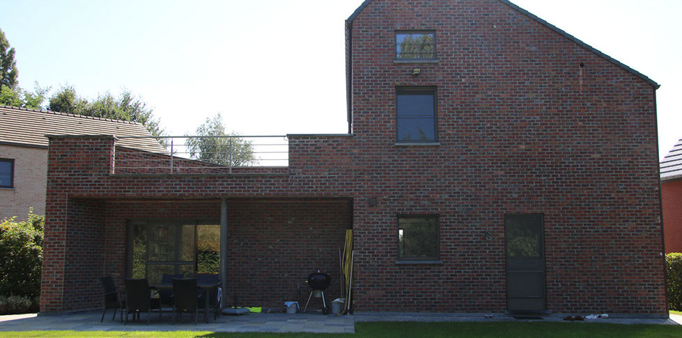 Huis gerealiseerd door Kris Valkenborgh